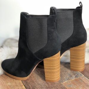 ✨ Suede Ankle Booties